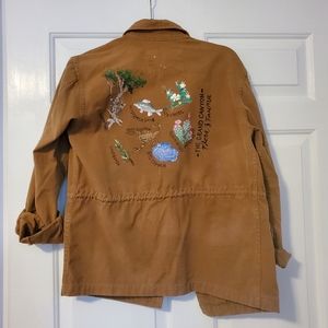 One of a kind hand painted Grand Canyon jacket